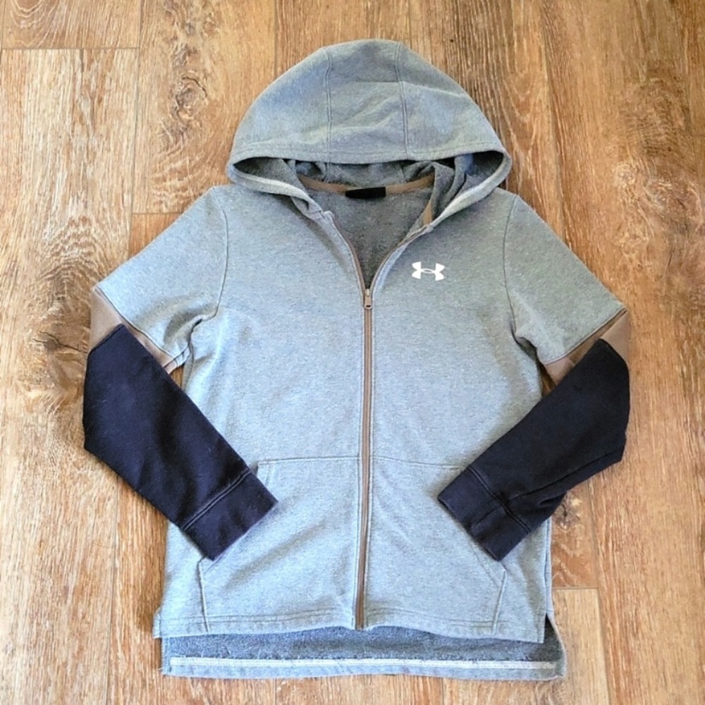 UA YLG Under Armour Kid's Zip-Up Hoodie youth large YLG